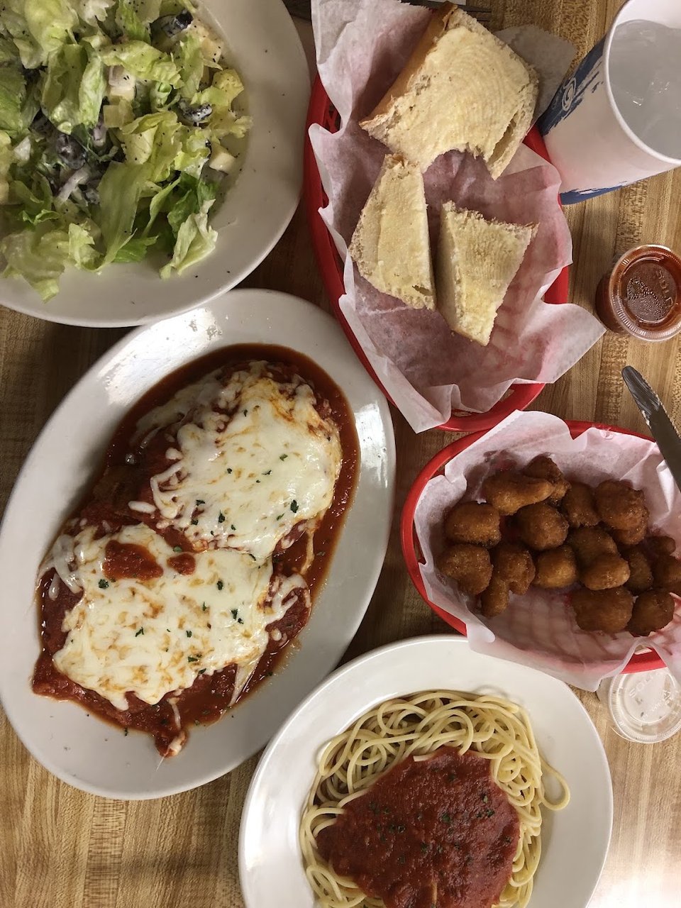 Menu board for dine-in orders